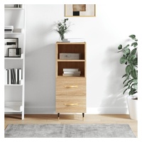 VidaXL Sideboard Sonoma-Eiche 34,5x34x90 cm Holzwerkstoff