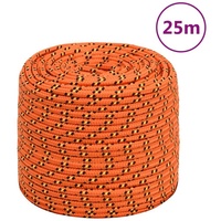 VidaXL Bootsseil Orange 6 mm 25 m Polypropylen