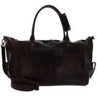 Buckle & Seam Linwood Reisetasche Leder 50 cm braun