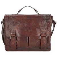 Pride and Soul Baggie Aktentasche Leder 35 cm Laptopfach