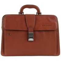 Piquadro Black Square Doctor ́s Bag Cuoio Tabacco