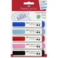 Faber-Castell Textilmarker 5 Baby-Farben