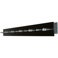 SZ METALL Wandgarderobe 50125 schwarz Metall 11 Haken 100,0