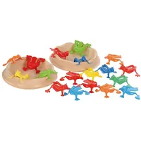 Art-Pol EDUPLAY 120749 Frosch und Grillen Hüpfspiel Mega, mehrfarbig,