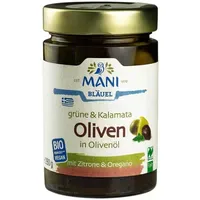 Mani Grüne & Kalamata Oliven in Olivenöl bio
