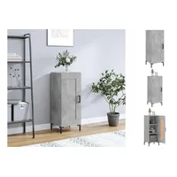 VidaXL Sideboard Betongrau 34,5x34x90 cm Holzwerkstoff
