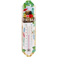 Nostalgic-Art Retro Thermometer, 7 x 28 cm, Tiki Bar