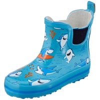 Beck Jungen Little Sharks Gummistiefel, Blau, 25