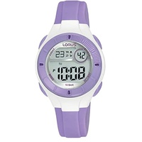 Lorus Mädchen Digital Quarz Uhr mit Silikon Armband R2347PX9