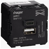 Hager WXF113 Elektro-Sockelleisten-Zubehör WXF113 1St.