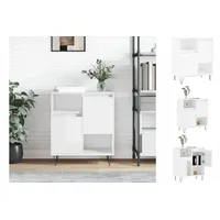 VidaXL Sideboard Hochglanz-Weiß 60x35x70 cm Holzwerkstoff