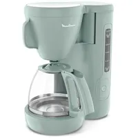 Moulinex Filterkaffeemaschine, Wassertank vorne, 1,25 l, Permanentfilter, schwenkbarer Filterhalter