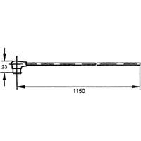 Hella 8KA 500 218-002 Anschlussleitung, Außenspiegel - Länge: 1150mm