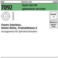 Industrial Quality Supplies ISO 7092 Flache Scheibe Stahl 14mm
