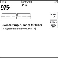 Industrial Quality Supplies DIN 975 Gewindestange VG M6x1000 Stahl