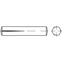 Industrial Quality Supplies Passkerbstift ISO 8745 8 x 14