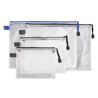Neutralware Reißverschlussbeutel DIN A5 PVC blau