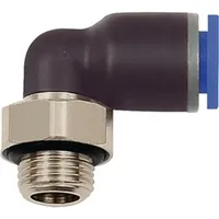 Riegler L-Steckverschraubung Blaue Serie, Außengewinde G 1/8 ′′ SW
