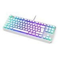 Endorfy Thock TKL Pudding, Onyx White, PBT, LEDs RGB,