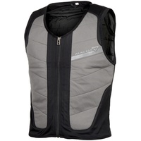 Macna Hybrid Weste - Grau/Schwarz / XL