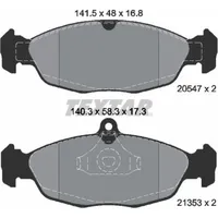 Textar Bremsbelagsatz, Scheibenbremse
