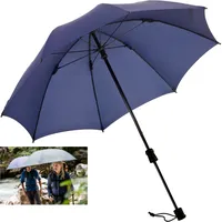 Euroschirm Swing Handsfree Regenschirm (Größe One Size, blau)