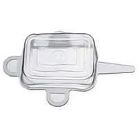 Westmark Frischhaltedeckel-Set Silikon Square transparent, 1 Set