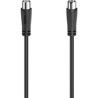 Hama Antennen-Kabel, Koax-Stecker - Koax-Kupplung, 1,5 m, 90 dB,
