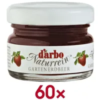 D'arbo d’arbo Naturrein Erdbeer Konfitüre, 60 St.