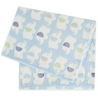 Bieco babydecke Jungen Blau Elefanten | Baby Decke |