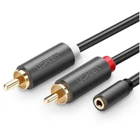 UGREEN 3,5 mm Miniklinke (weiblich) - 2RCA (männlich) 25