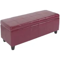 Mendler Sitzbank Kriens Rot 112 x 45 x 45