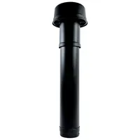 WOLF-Garten Wolf Dachdurchführung DN180 isoliert, L:1159mm, schwarz