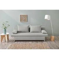 Jockenhöfer Gruppe Schlafsofa, mit Bettfunktion und Bettkasten, grau
