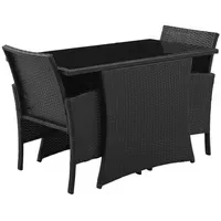 SIT Möbel Gartengruppe 5-tlg. Schwarz