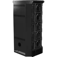 Kratki Blanka Kachelofen 8 kW Ø 160 Schwarz