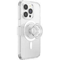 PopSockets Backcover mit Solid Clear iPhone 14 Pro), Hülle,