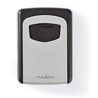Nedis Schlüsseltresor Kombination Wählsperre Innen- und Aussenbereich - Grau/Schwarz