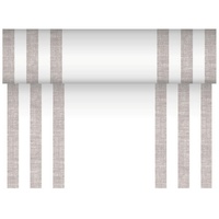 Papstar Tischläufer ROYAL Collection 88755 grau, weiß 40,0 cm