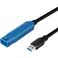 Logilink USB-A 3,2 (ST-BU) 30m Schwarz/Blau (30 m, USB