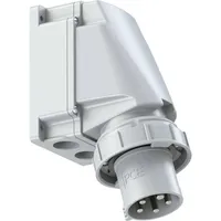 PCE PCE, Netzstecker + Netzkupplung, CEE-Wandgerätestecker 63A 5p 1h