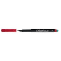Faber-Castell Multimark S, wasserfest, 0,4mm, rot