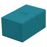 Ultimate Guard Twin Flip`n`Tray 160+ XenoSkin Monocolor Petrolblau