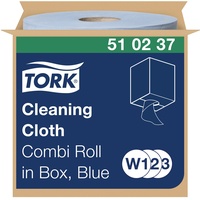 TORK Reinigungstücher Blau W1/2/3, Wiederverwendbar, 1 × 400 Tücher,