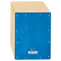 NINO Percussion Cajon Blau 33cm