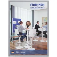 Franken Dokumentenhalter ITSA5M/5 12 A5 grau VE=5 Stück