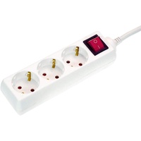 As - Schwabe Steckdosenleiste 5 m Weiß 3 St.