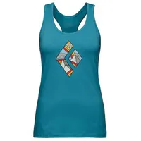 Black Diamond W Rainbow Diamond Tank cerulean blue (4055)
