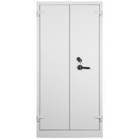 Proregal Feuerschutzschrank Shark| 5 Ordernhöhen HxBxT 195x95x55 cm Grau