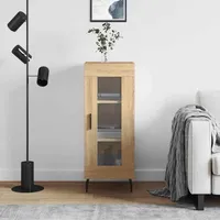 VidaXL Sideboard Sonoma-Eiche 34,5x34x90 cm Holzwerkstoff